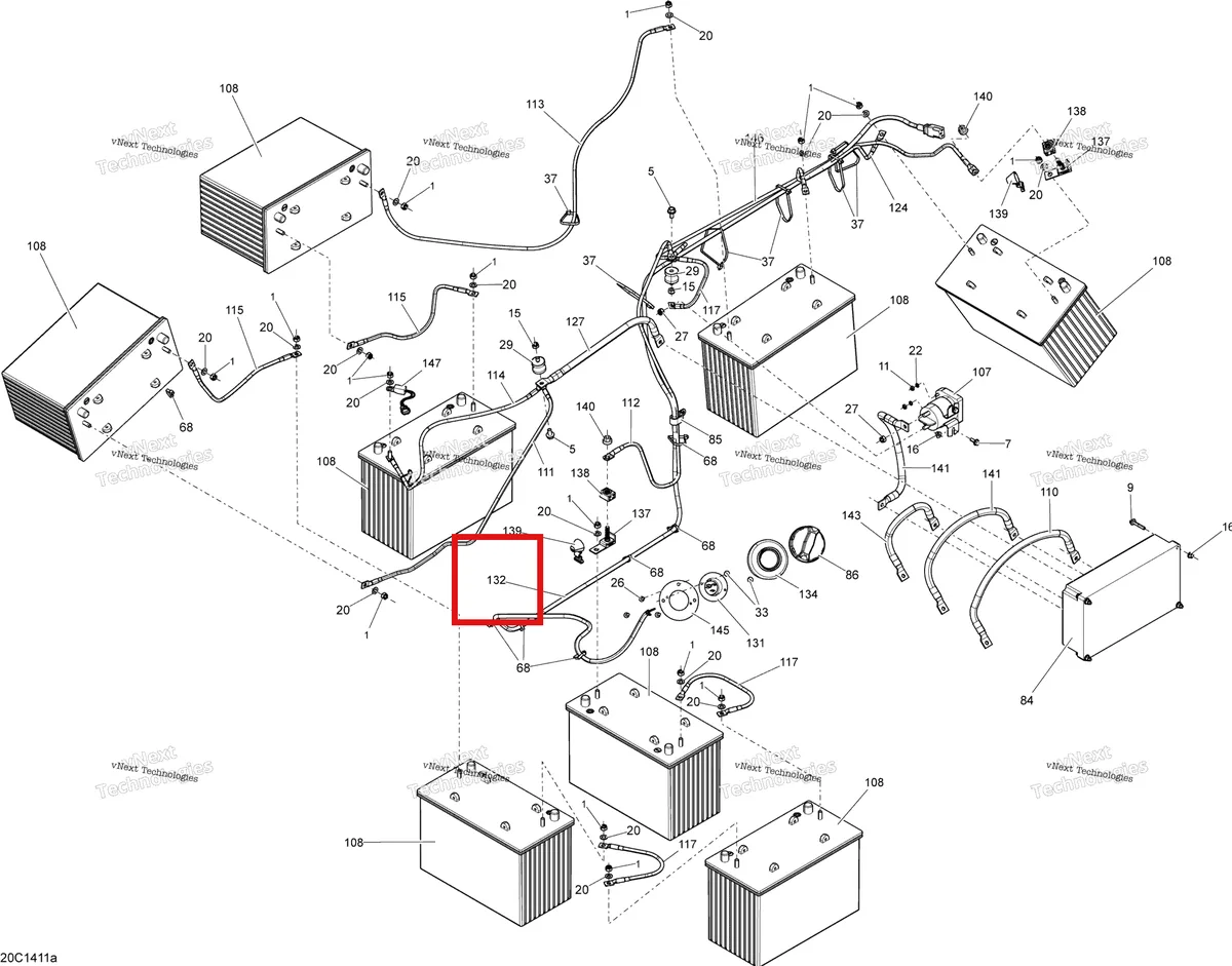 Деталь 710002935 на схеме узла Electrical System Batteries