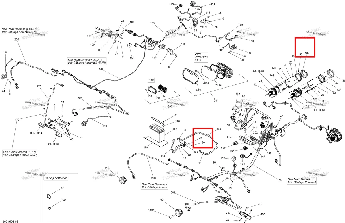 Деталь 710003127 на схеме узла 2015 Can-Am MAVERICK 1000_STD_XRS_XRS-DPS Electrical System