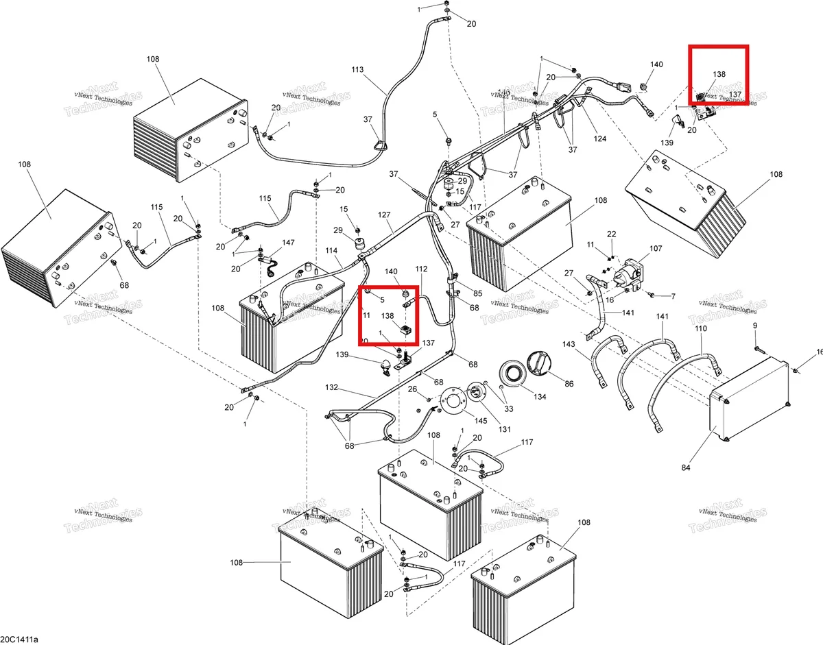 Деталь 710003146 на схеме узла Electrical System Batteries