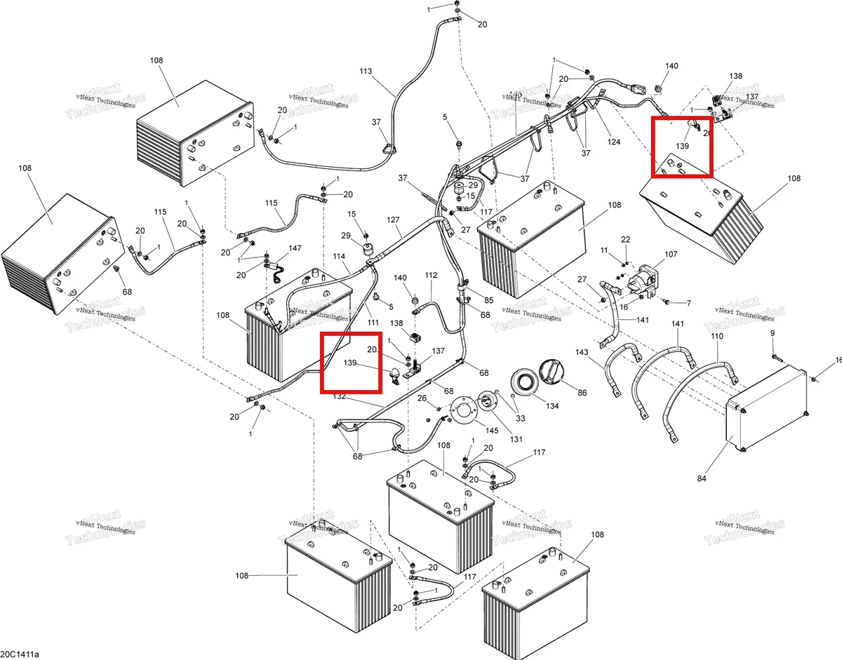Деталь 710003147 на схеме узла Electrical System Batteries