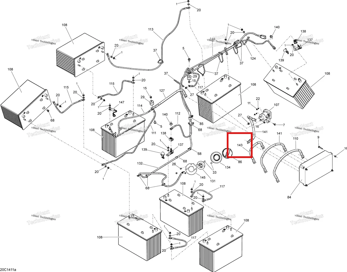 Деталь 710003172 на схеме узла Electrical System Batteries