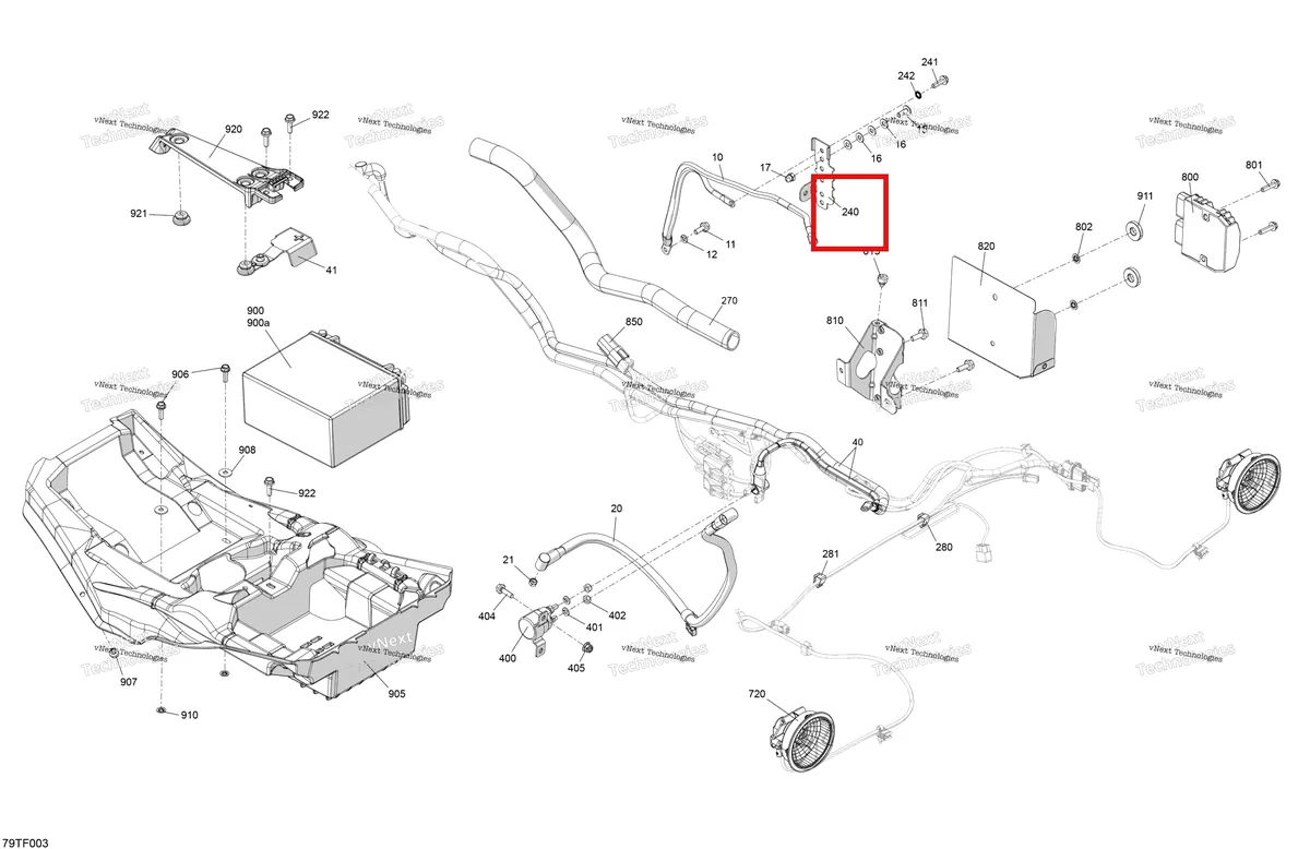 Деталь 710004118 на схеме узла 2026 Can-Am RENEGADE - 4X4 - XMR - 1000R EFI - 5UTA - Hyper Silver Electric - Rear Section