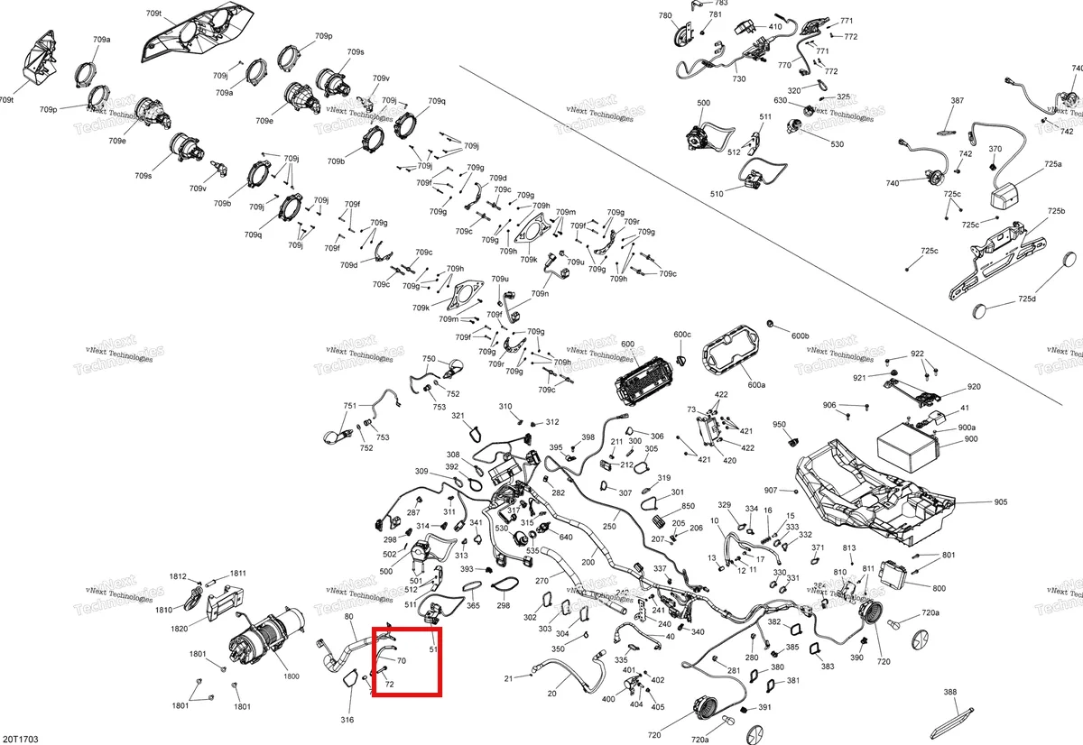 Деталь 710004379 на схеме узла 2017 Can-Am RENEGADE Electrical System - All Models