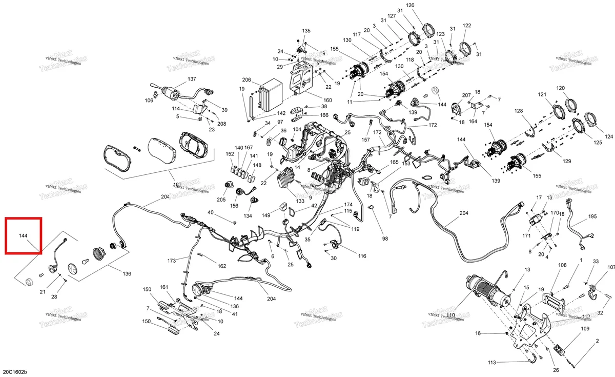 Деталь 710004547 на схеме узла 2016 Can-Am Maverick - Maverick MAX Electrical System - Europe Except Xds-Xrs