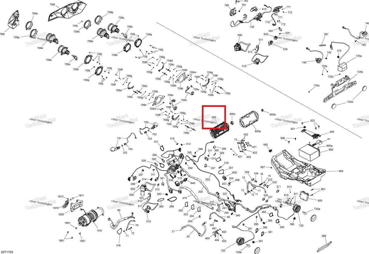 Деталь 710005087 на схеме узла 2017 Can-Am RENEGADE Electrical System - All Models