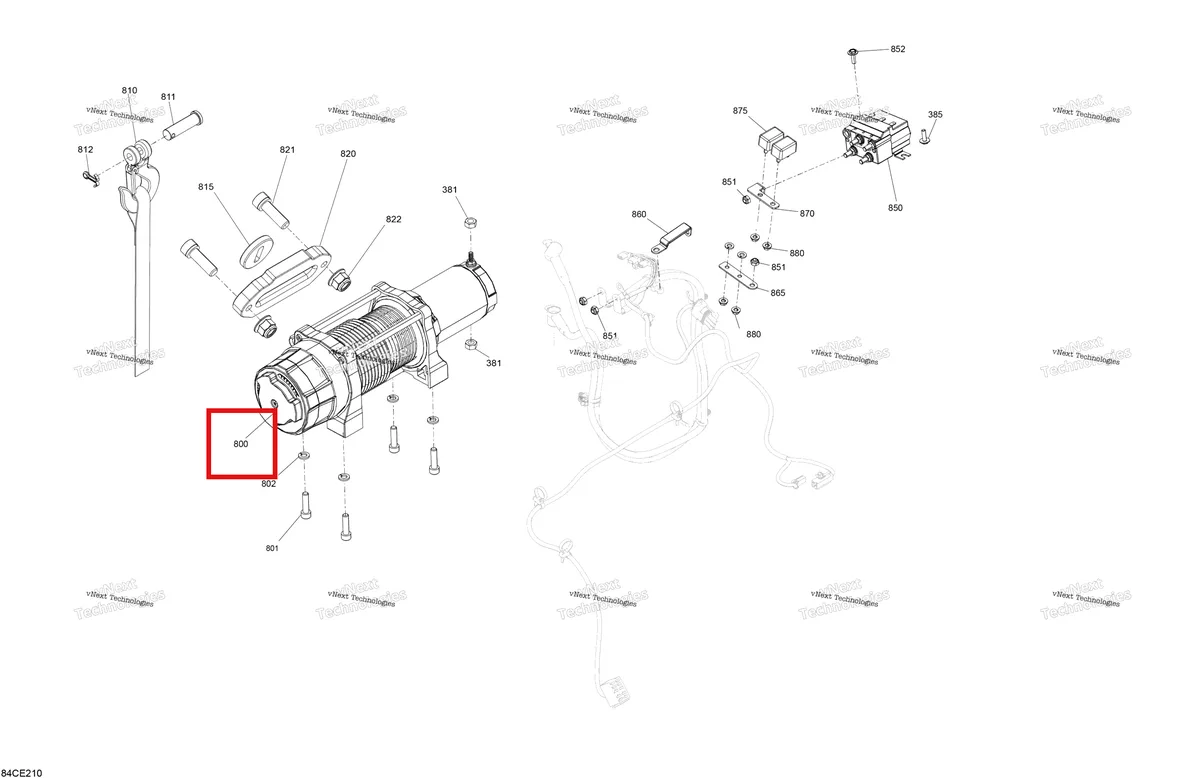 Деталь 710006990 на схеме узла 2025 Can-Am Defender - HD10 - XMR - 8YSB - Wildland Camo - 67