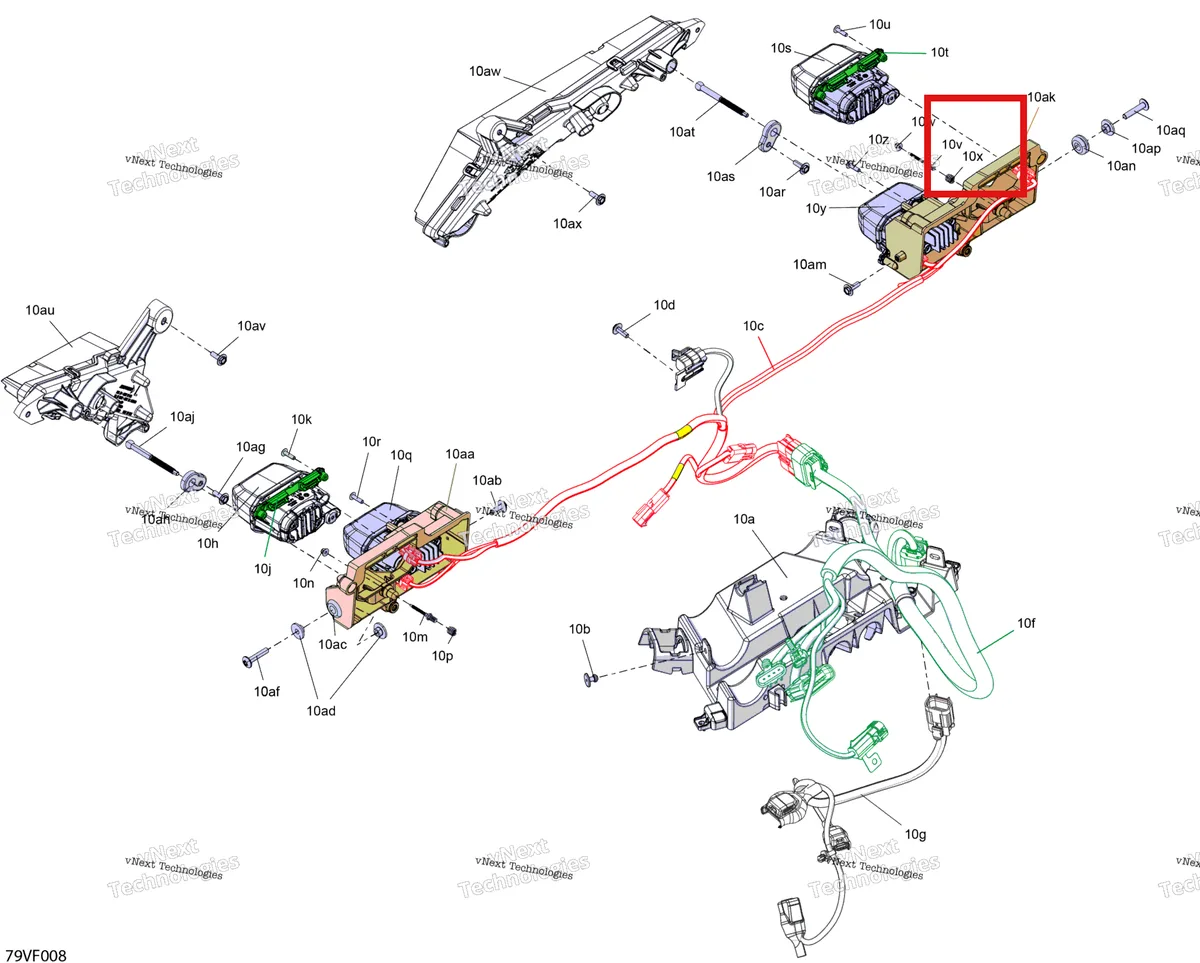 Деталь 710007644 на схеме узла 2026 Can-Am Maverick R - 996NT - X - 8GTA - Legion Red - 77