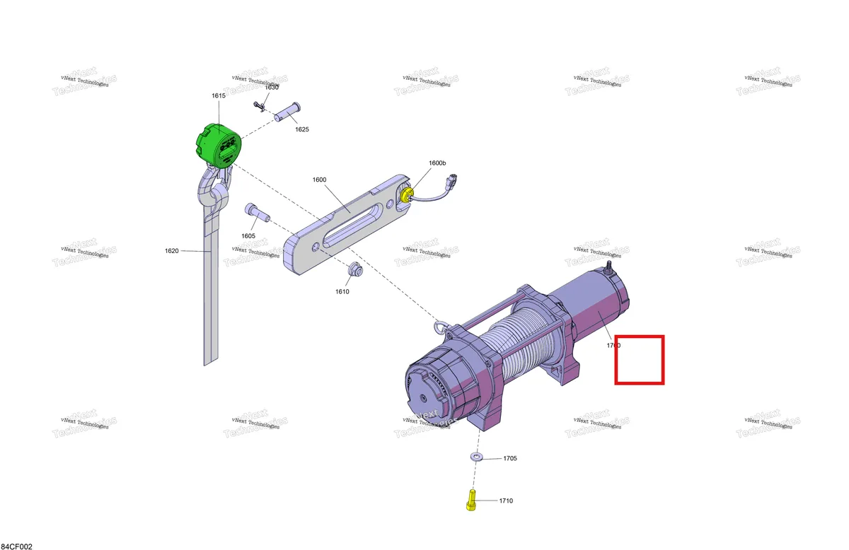 Деталь 710010626 на схеме узла 2026 Can-Am Defender - HD11 - LTD CAB - 8JTA - Dark Wildland Camo - 65