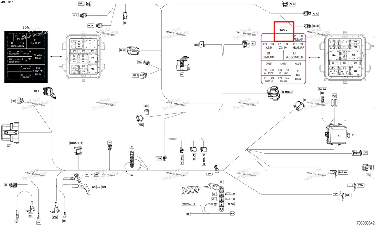 Деталь 710010765 (Наклейка Fuses Can-Am Maverick Turbo RR XRS (2026) (710010765)) на схеме узла 2026 Can-Am Maverick Max - TURBO - DS - 7WTE - Scandi Blue - 64