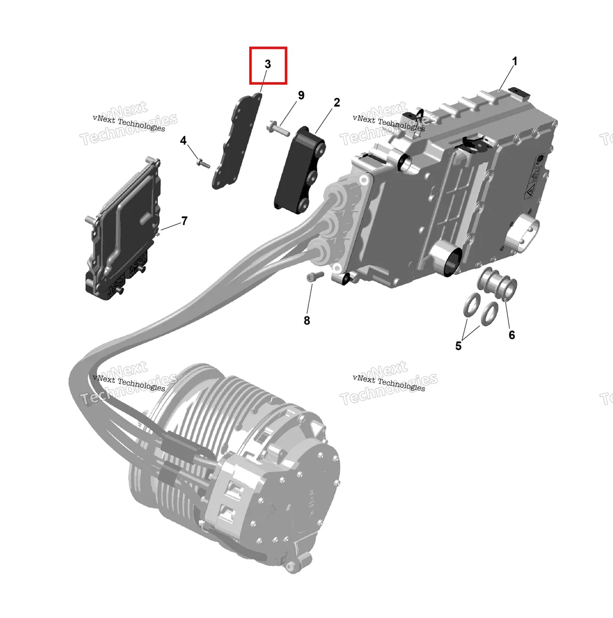 Деталь 712000158 на схеме узла 2026 Can-Am OUTLANDER - 4X4 - EV - 2WTA - Granite Grey Rotax - Inverter