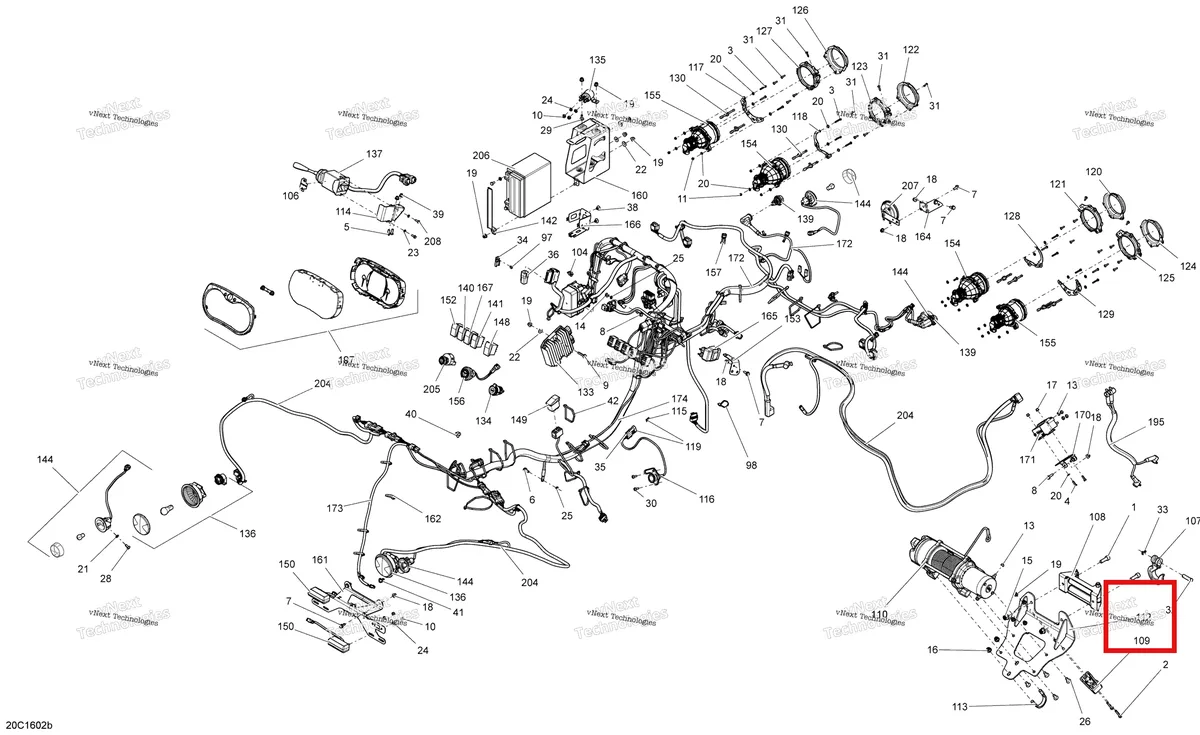 Деталь 715001699 на схеме узла 2016 Can-Am Maverick - Maverick MAX Electrical System - Europe Except Xds-Xrs