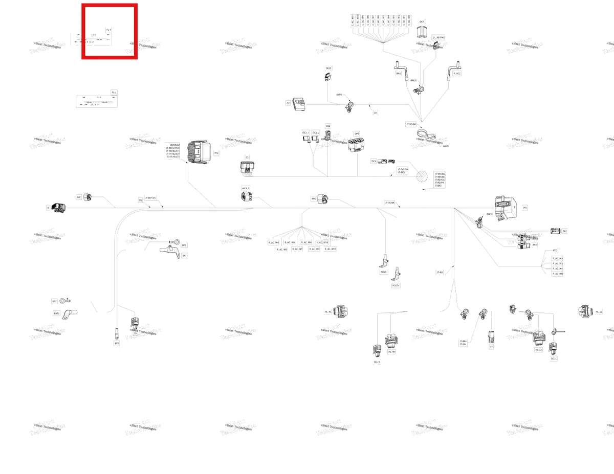 Деталь 715002536 на схеме узла 2021 Can-Am Defender HD10 - LTD CAB Electric - Main Harness - 710007148