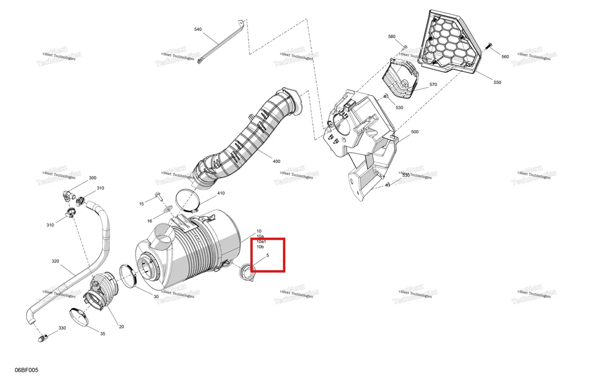 Деталь 715003114 на схеме узла 2026 Can-Am Commander MAX - 1000R EFI - XT - 6KTE - Fiery Red Metallic - 64