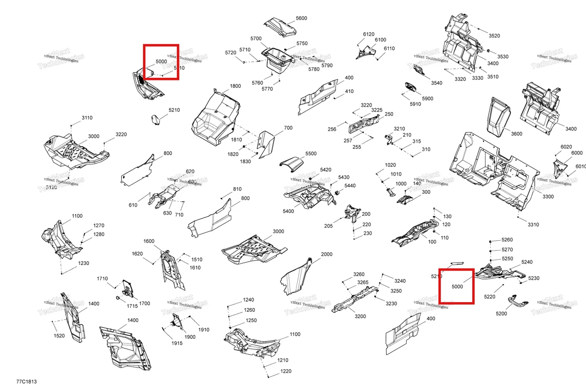 Деталь 715005326 на схеме узла 2018 Can-Am Maverick X3 Turbo R - XMR Cab Interior - Package Xmr
