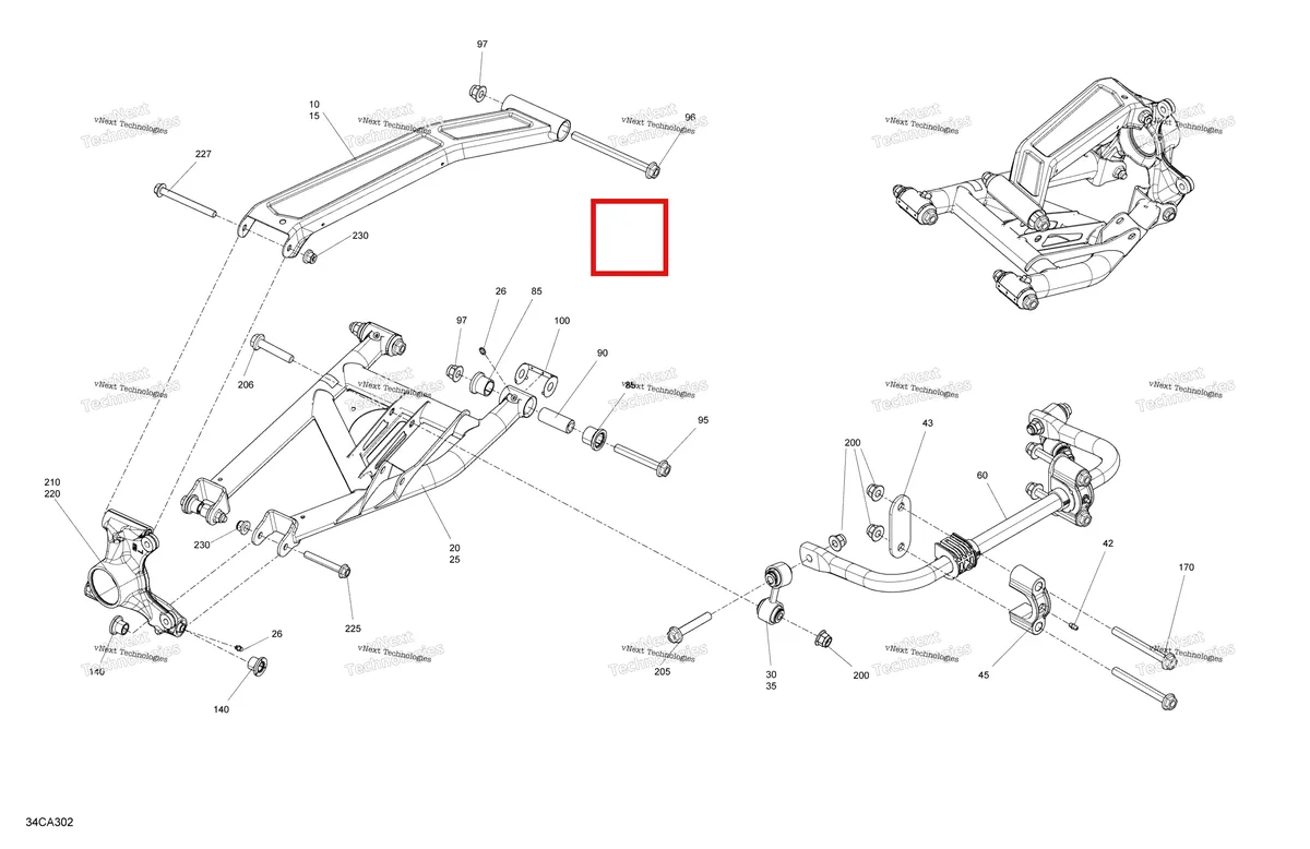 Деталь 715006132 на схеме узла 2021 Can-Am Maverick Sport 1000R - DPS - CE Suspension - Rear - Built Before January 17Th 2021