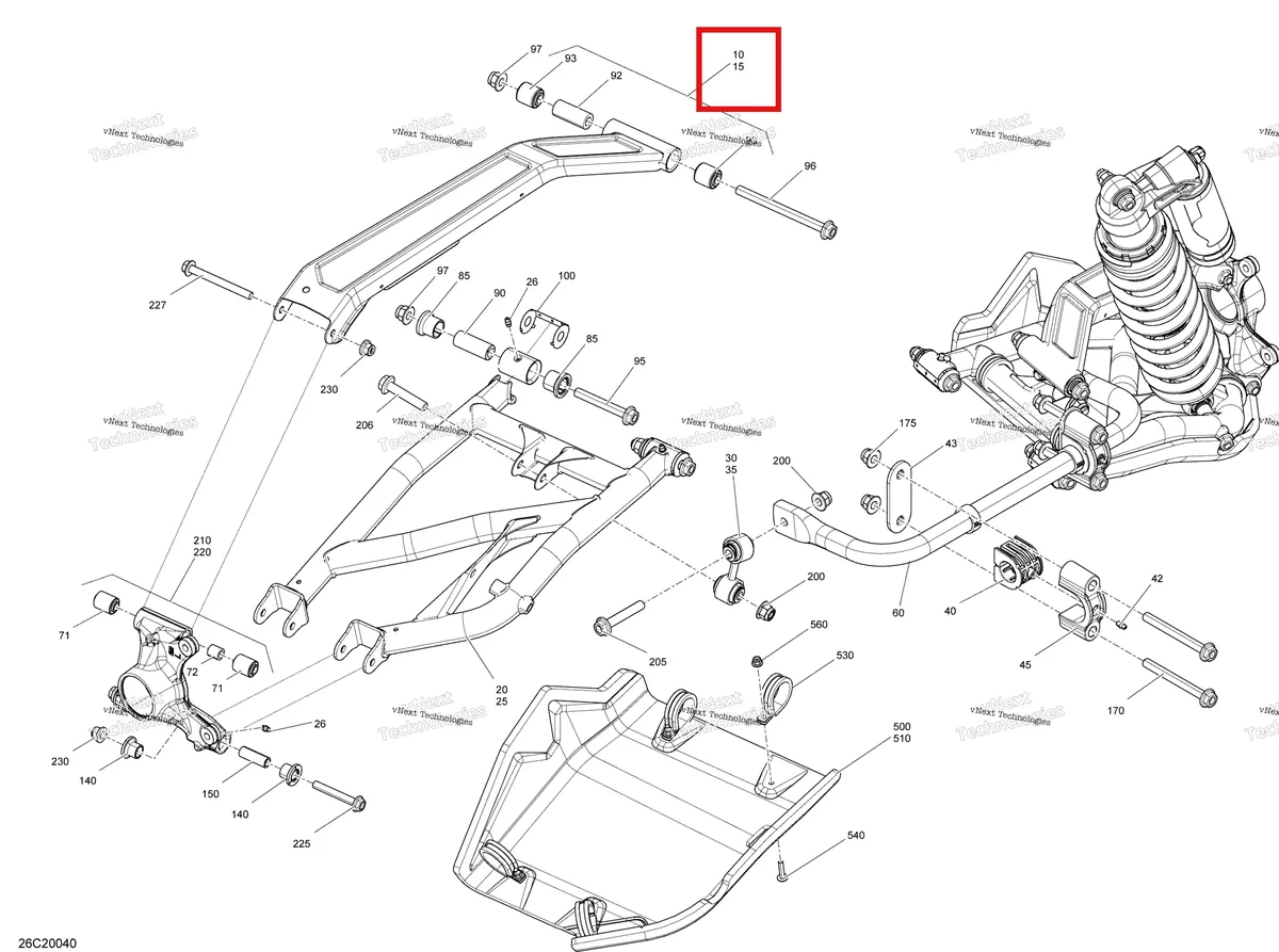 Деталь 715006619 на схеме узла 2020 Can-Am Maverick Sport 1000R - XRC Rear Suspension