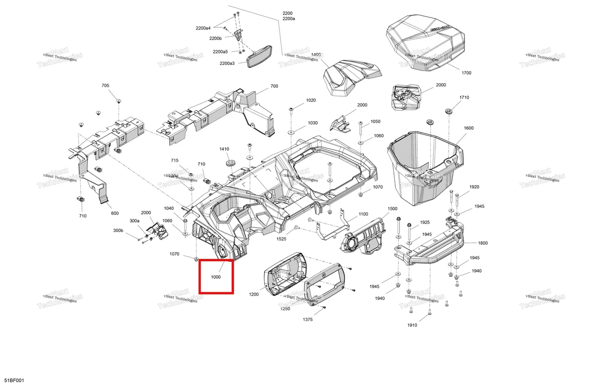 Деталь 715008549 на схеме узла 2026 Can-Am Commander MAX - 1000R EFI - XTP - 6CTB - Mineral Gray Satin - 64