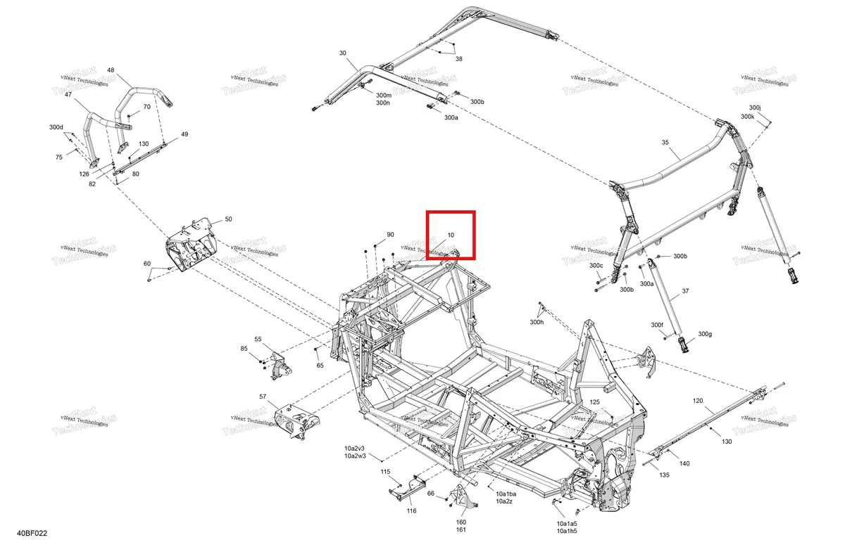 Деталь 715009394 (Шасси комплект включает 10 to 10 b Can-Am Maverick Sport 1000R XRC (2022) (715009394)) на схеме узла 2026 Can-Am Maverick Sport - 1000R EFI - DPS - 9GTB - Timeless Black Metallic - 60