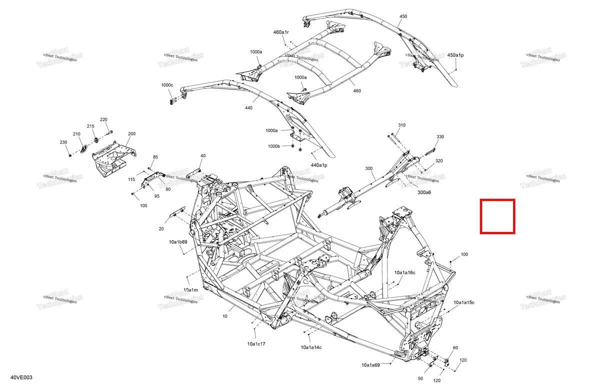 Деталь 715009619 на схеме узла 2025 Can-Am Maverick R - 996NT - BASE - 9BSC - Catalyst Gray - 77