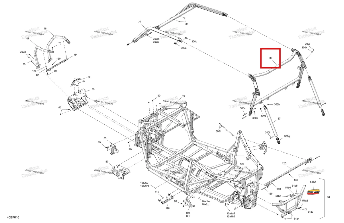 Деталь 715011065 на схеме узла 2026 Can-Am Maverick Sport - 1000R EFI - XRC - 7BTB - Hybrid White Pearl - 64