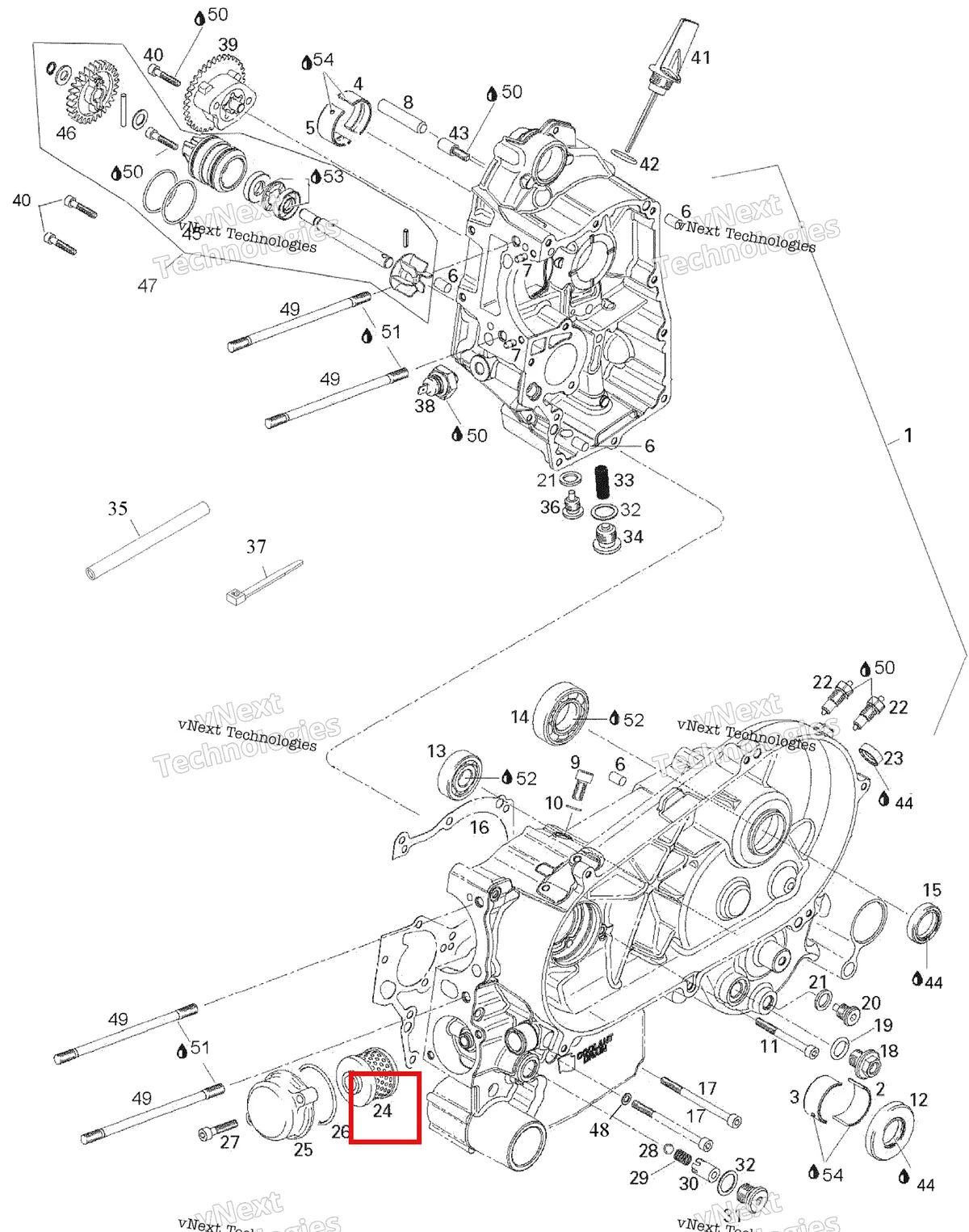 Деталь 715500367 на схеме узла 2007 Can-Am Rally 175 Crankcase