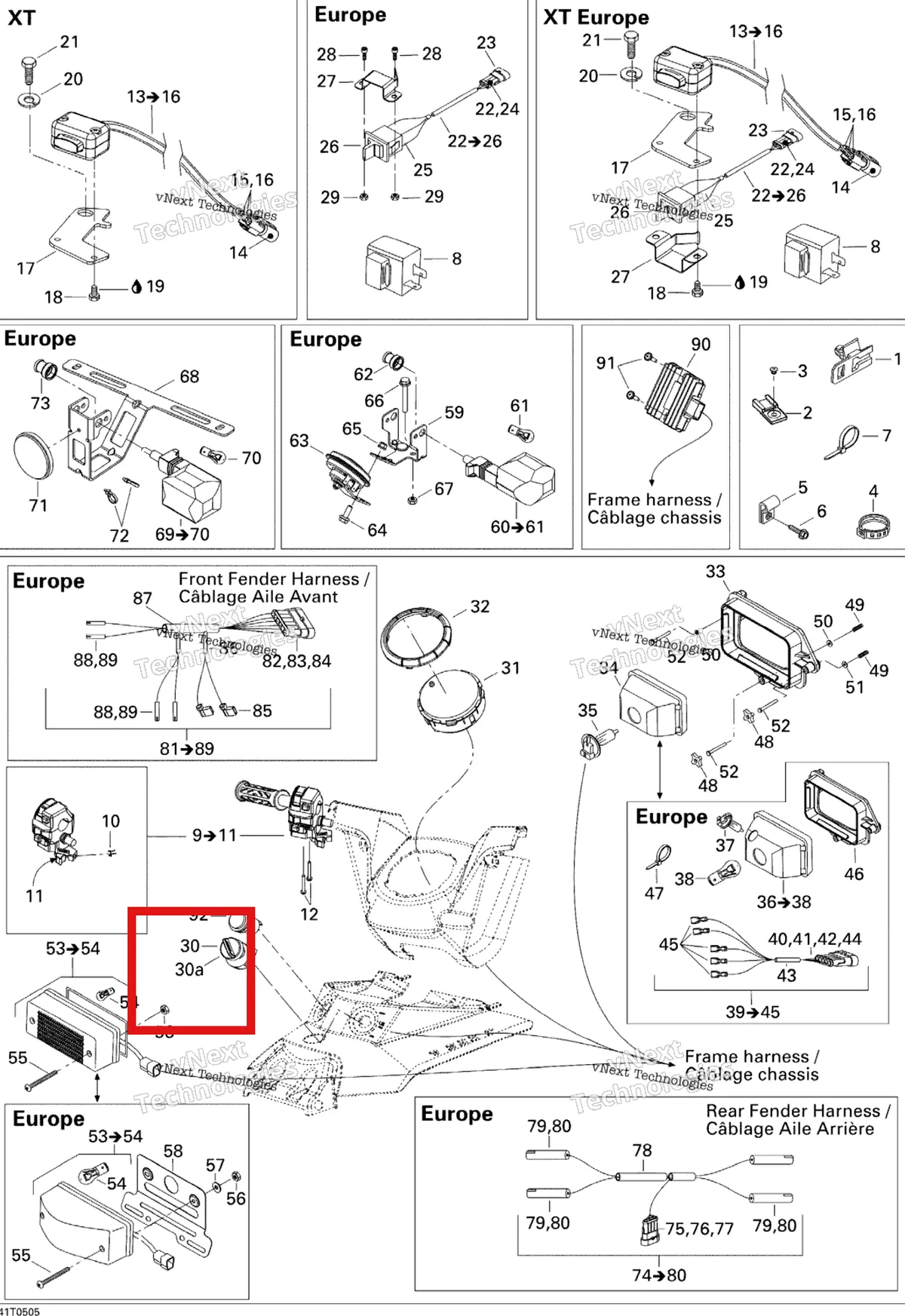 Деталь 715900019 на схеме узла 2005 Can-Am Outlander 330/400 STD 2 X 4 Electrical Accessories