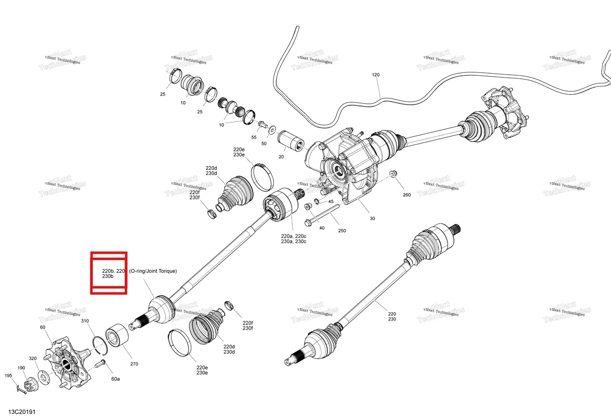 Деталь 715900485 на схеме узла 2020 Can-Am Defender HD5 Rear Drive - Common Parts