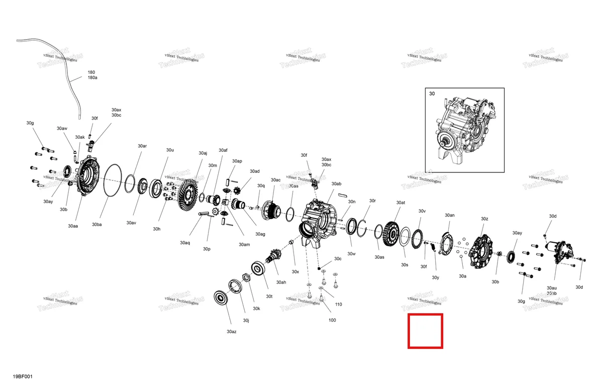 Деталь 715900656 (Упорный шайба 1,510 × 1,875 × 0,032 Can-Am Maverick Turbo RR XRC (2022) (715900656)) на схеме узла 2026 Can-Am Commander - 1000R EFI - XMR - 6STA - Dark Wildland Camo - 64