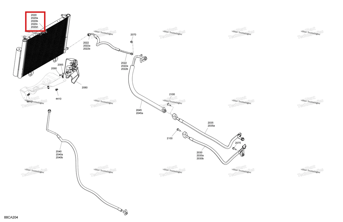 Деталь 715900671 на схеме узла 2021 Can-Am Defender HD10 - LTD CAB Body - Enclosure Cab - Air Conditioner System