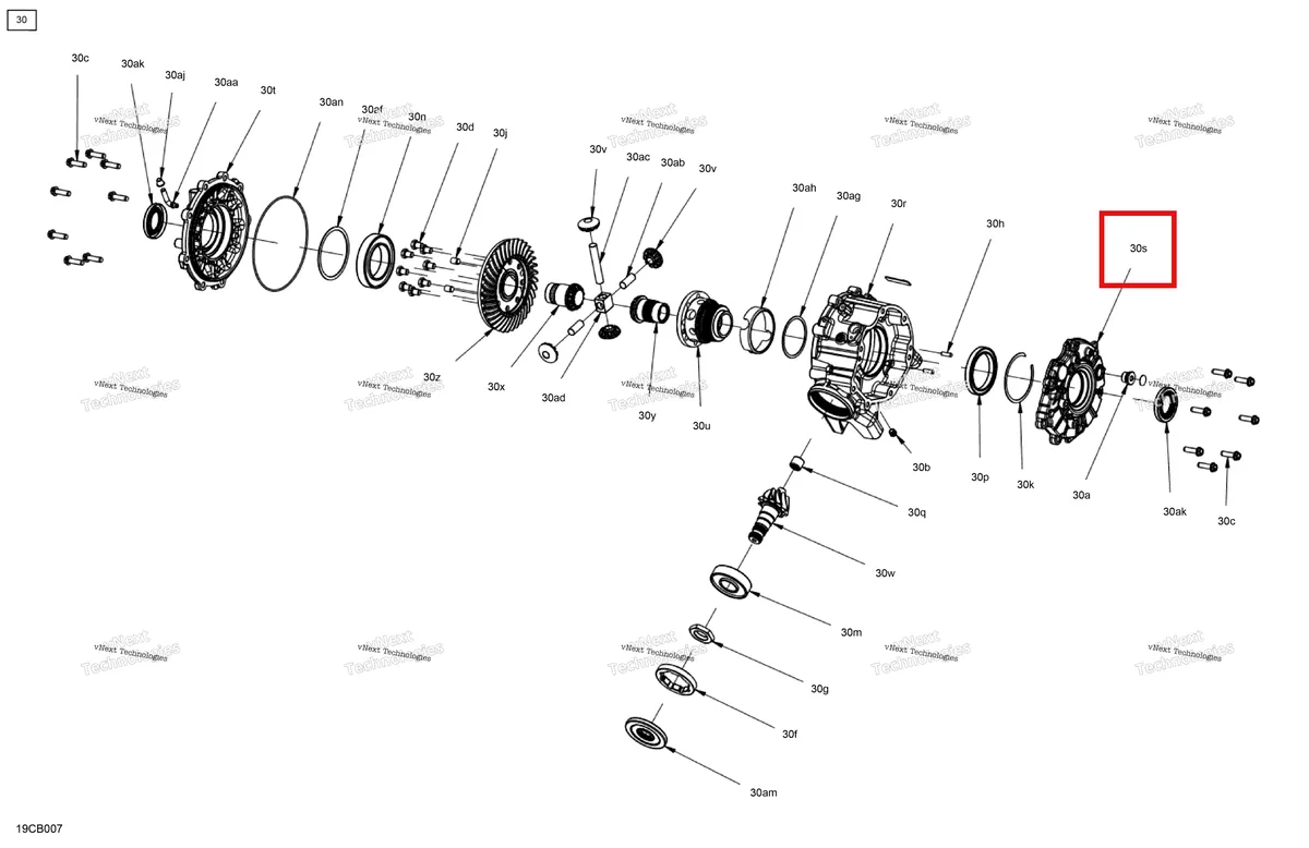 Деталь 715900685 на схеме узла 2022 Can-Am Traxter PRO HD10 - DPS - CE Drive - Front - Differential Parts - With Abs System