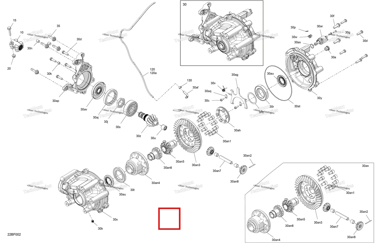Деталь 715900751 на схеме узла 2026 Can-Am Commander - 700 EFI - DPS - 9PTA - Compass Green - 60