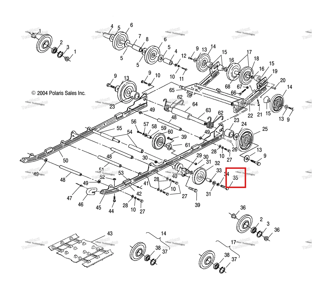 Деталь 7512538 на схеме узла Suspension /Be