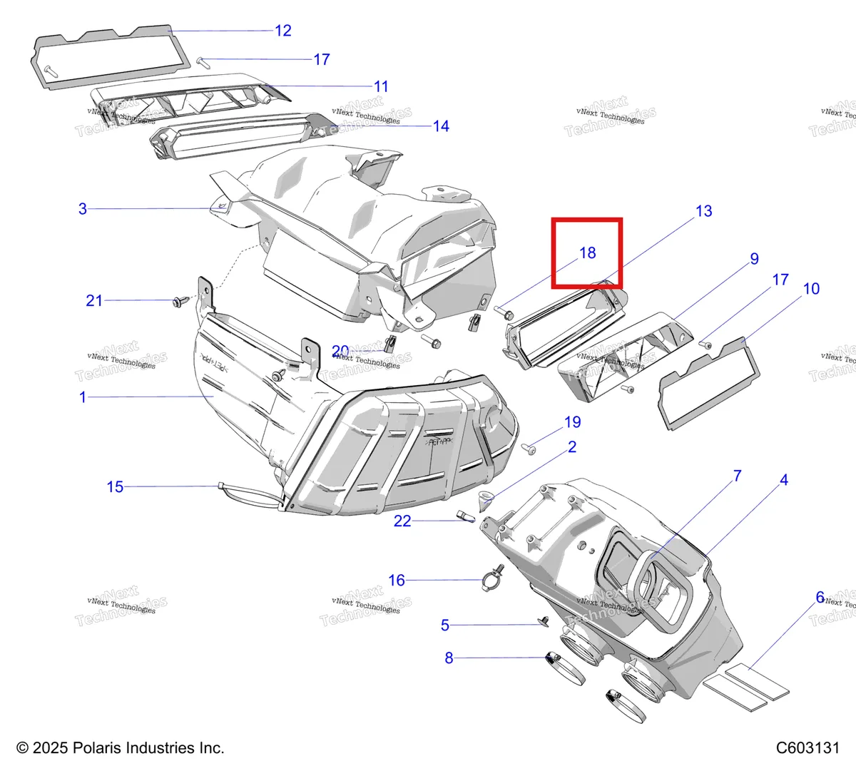 Деталь 7516823 на схеме узла Engine, Air Intake S27ajn8rs