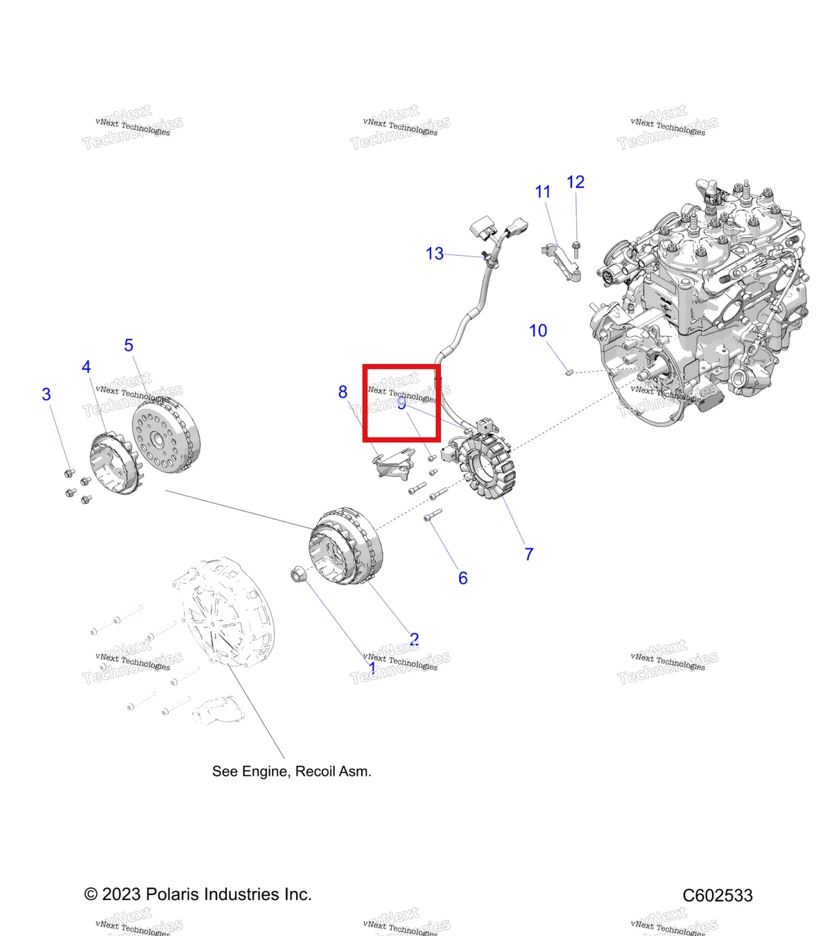 Деталь 7517847 на схеме узла Electrical, Ignition System S27ajn8rs