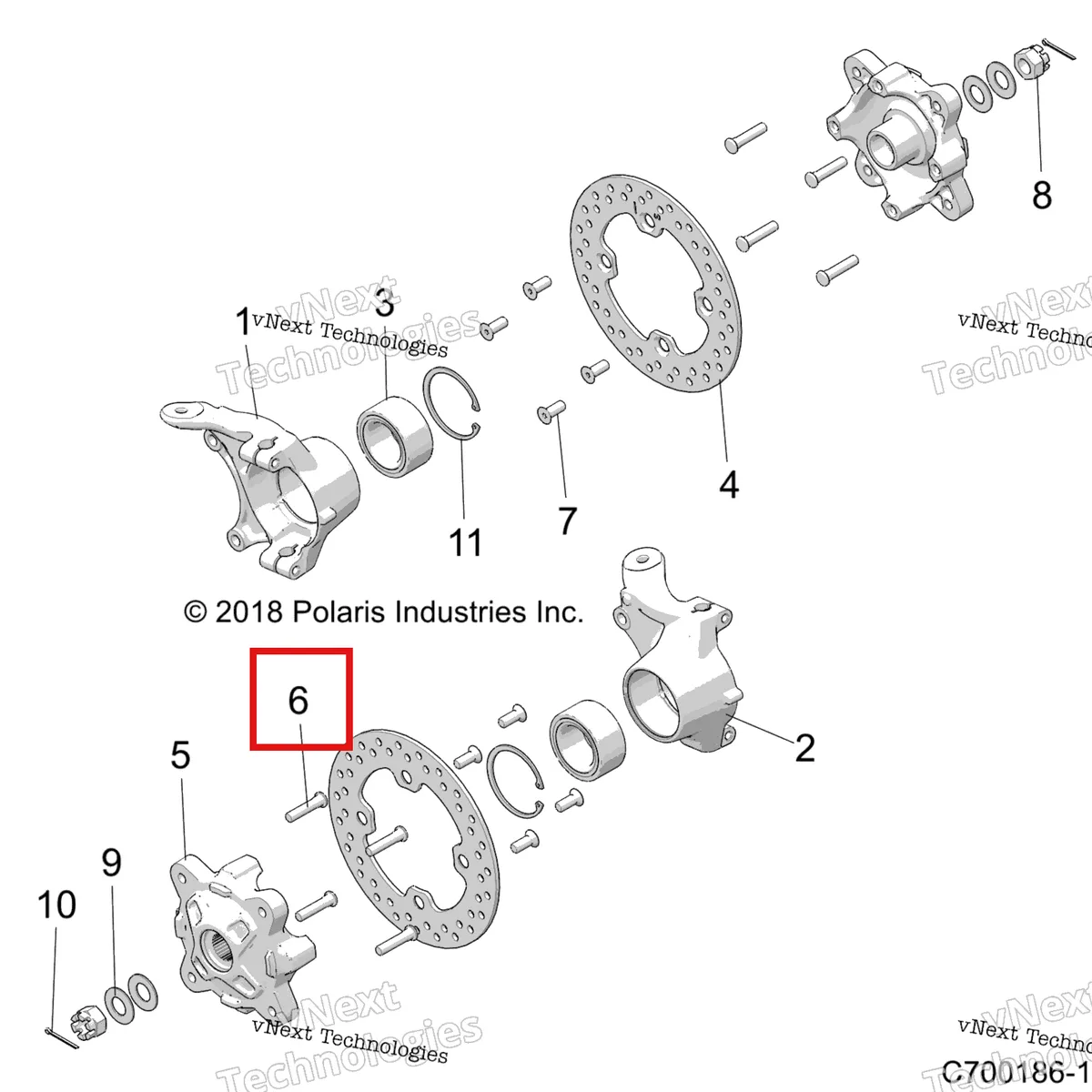 Деталь 7517871 на схеме узла Suspension, Front Carrier