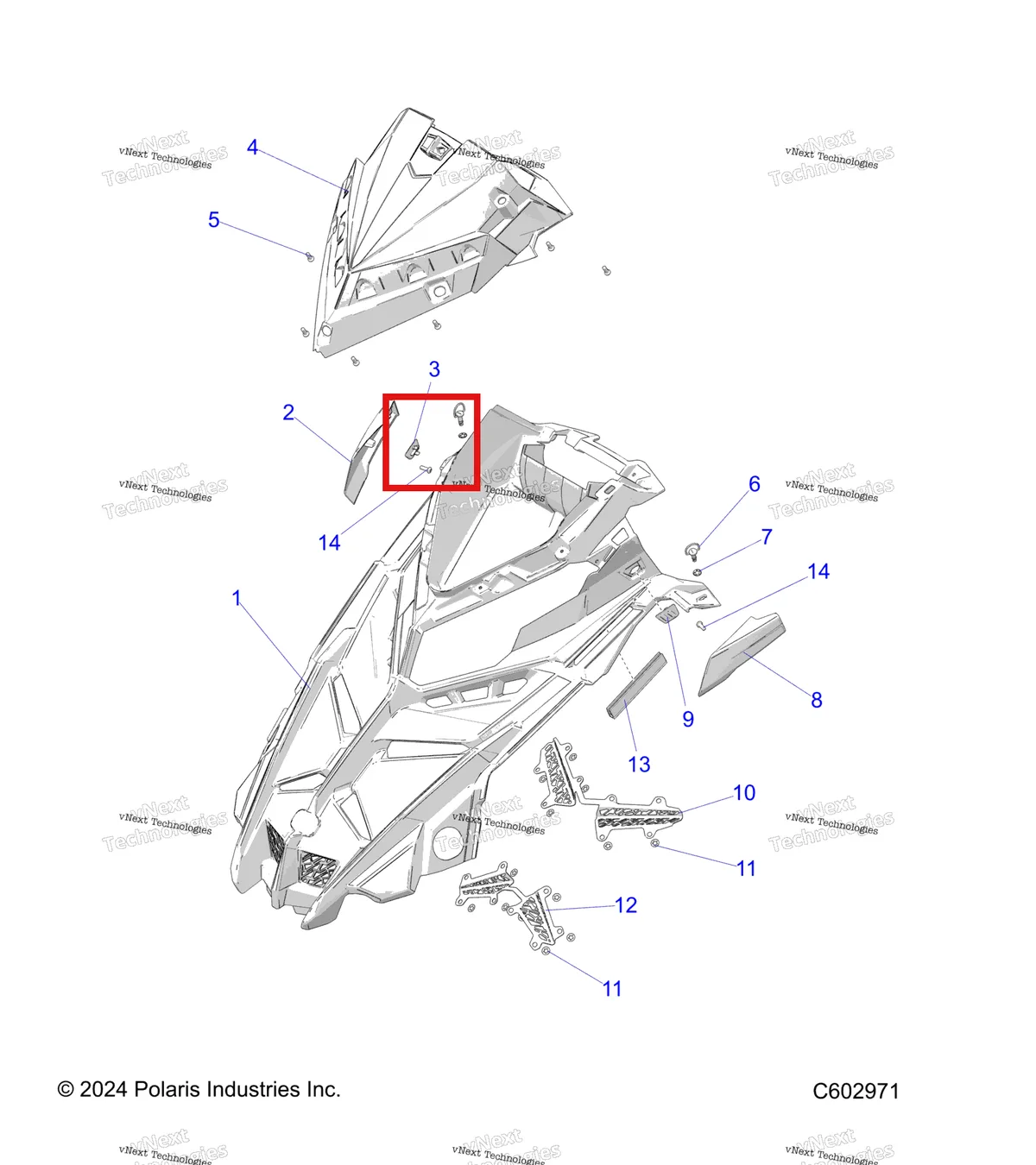 Деталь 7518577 на схеме узла Body, Hood S27tde6rs