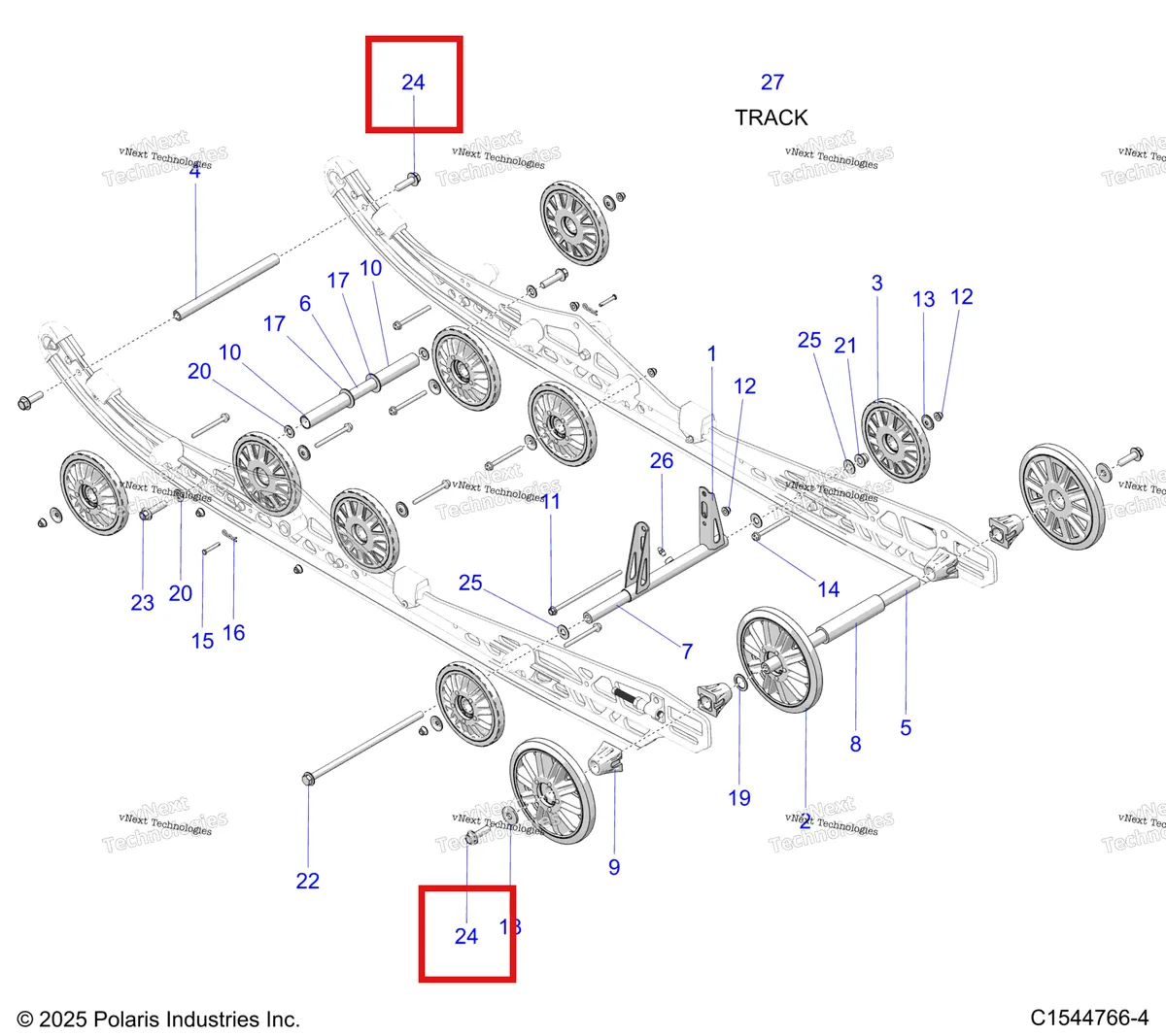 Деталь 7518957 на схеме узла Suspension, Rear S27tlp8rs