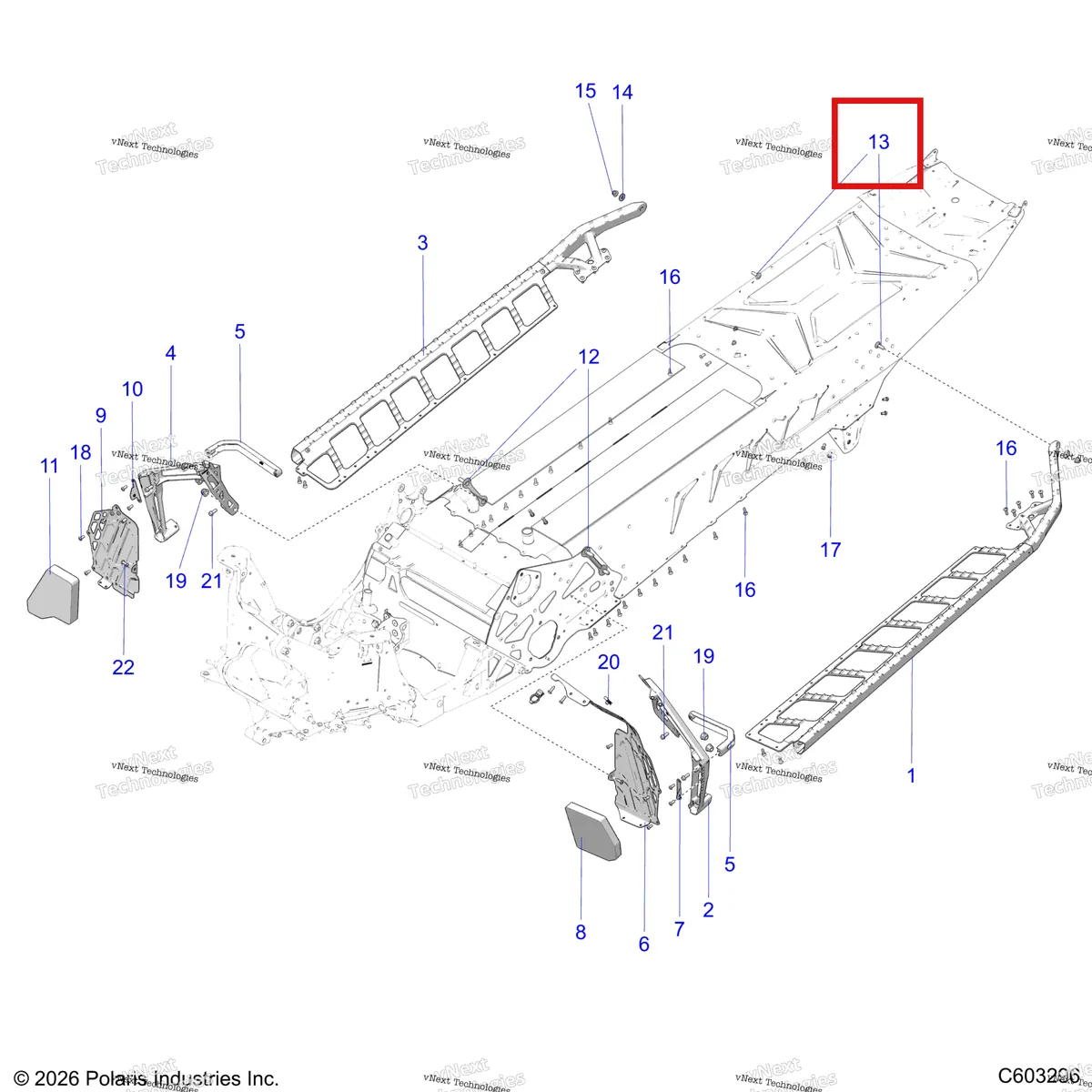 Деталь 7518994 на схеме узла Chassis, Footrests And Running Boards S27tfa9b