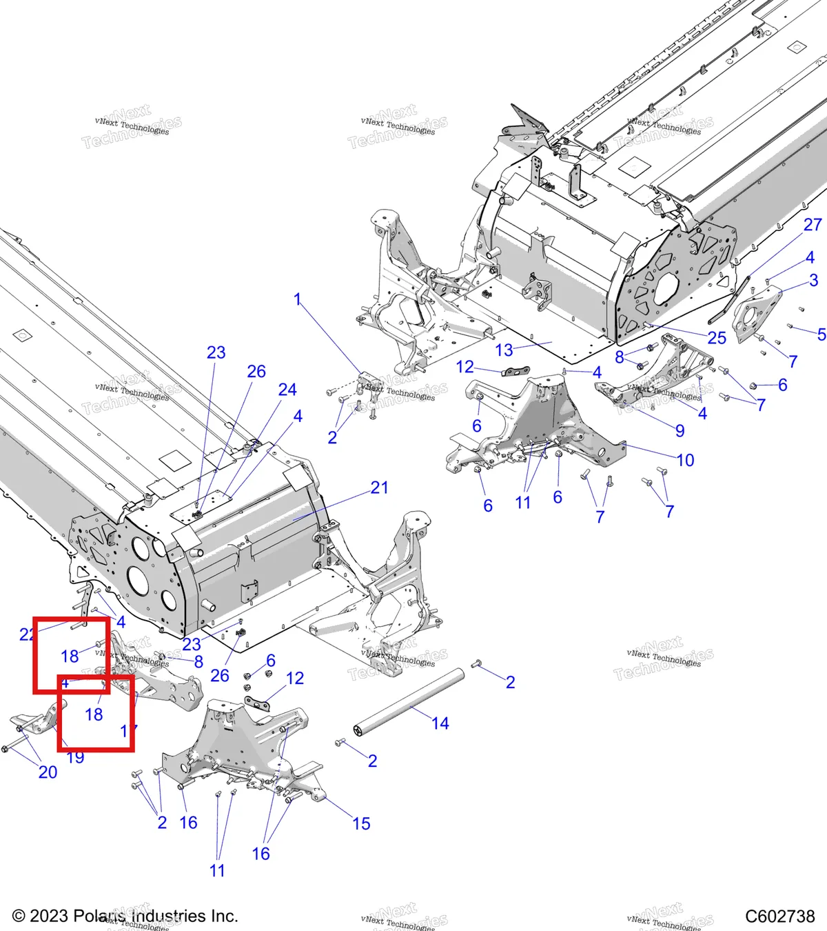 Деталь 7519049 на схеме узла Chassis, Bulkhead Asm. S27ajn8rs