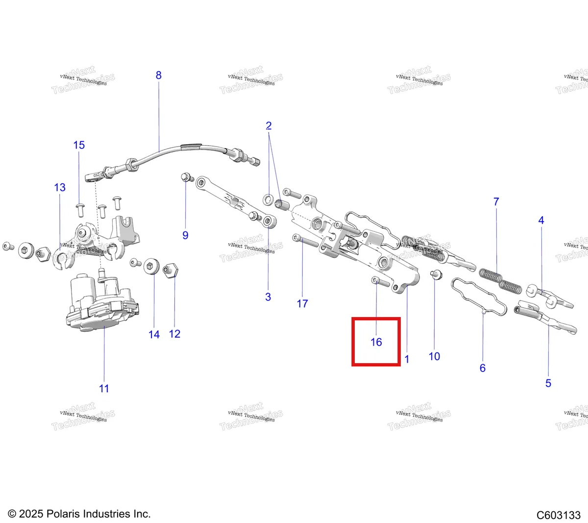 Деталь 7519058 на схеме узла Engine, Exhaust Valve And Actuator S27ajn8rs