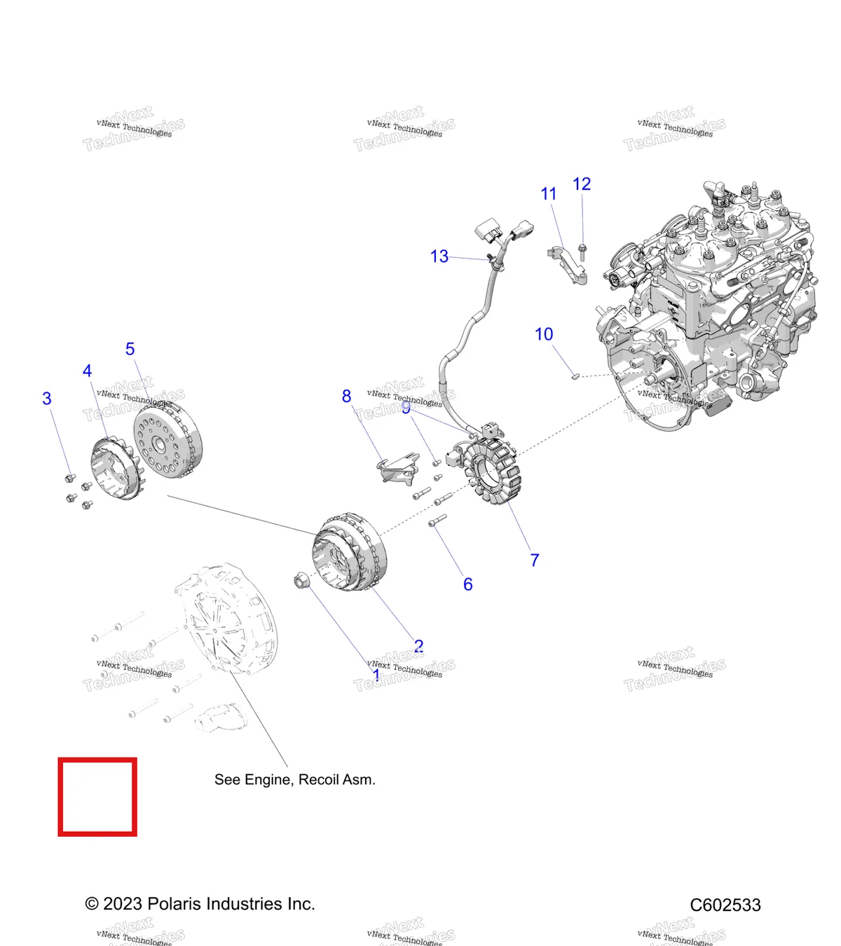Деталь 7519145 на схеме узла Electrical, Ignition System