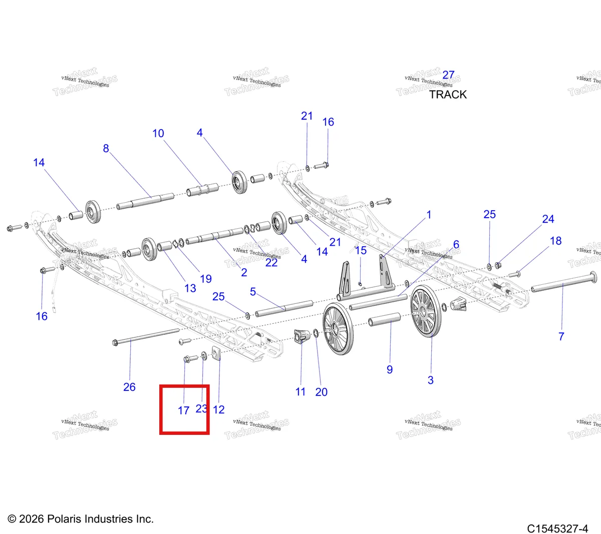 Деталь 7520123 на схеме узла Suspension, Rear S27tgm9b