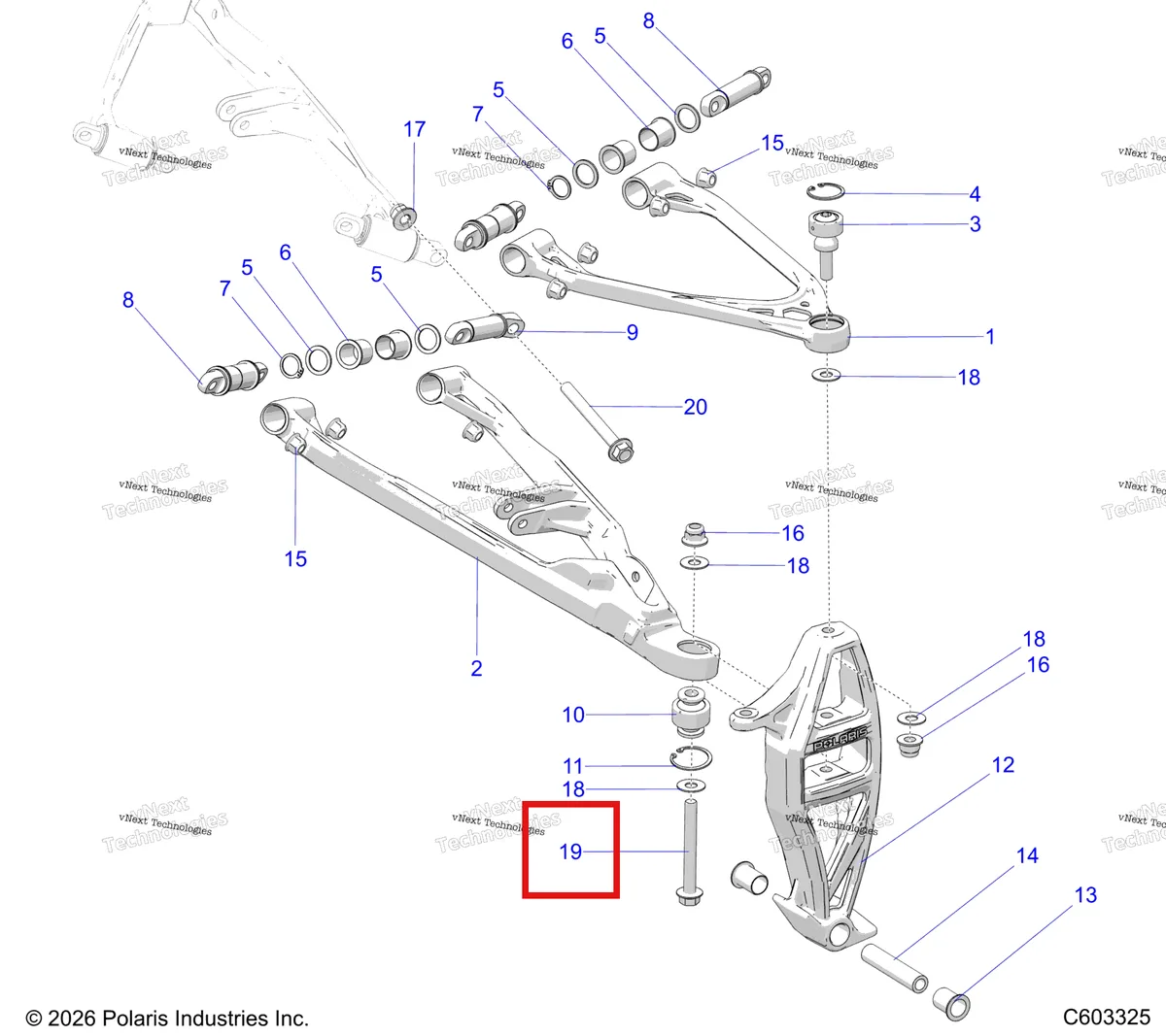 Деталь 7520152 на схеме узла Suspension, Control Arms, & Spindle S27tgm9b