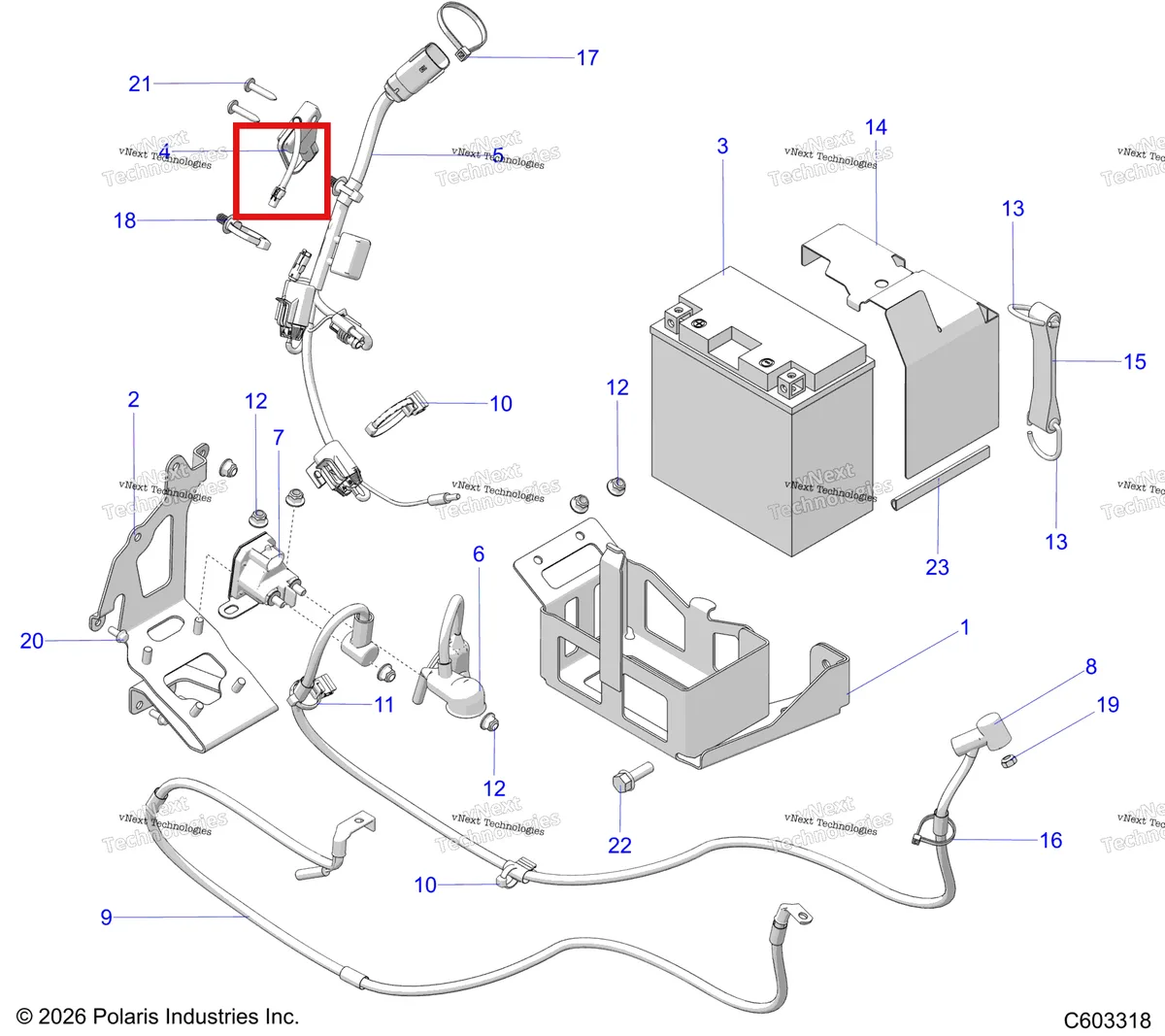 Деталь 7520280 на схеме узла Electrical, Electric Start And Battery S27tfb6r