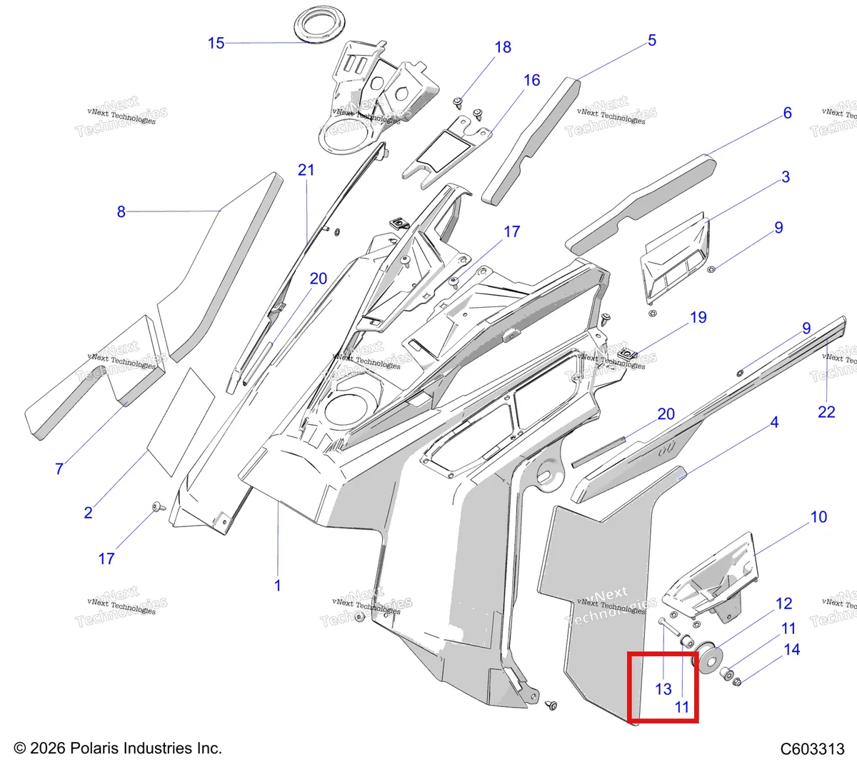 Деталь 7520466 на схеме узла Body, Console S27tfh8m