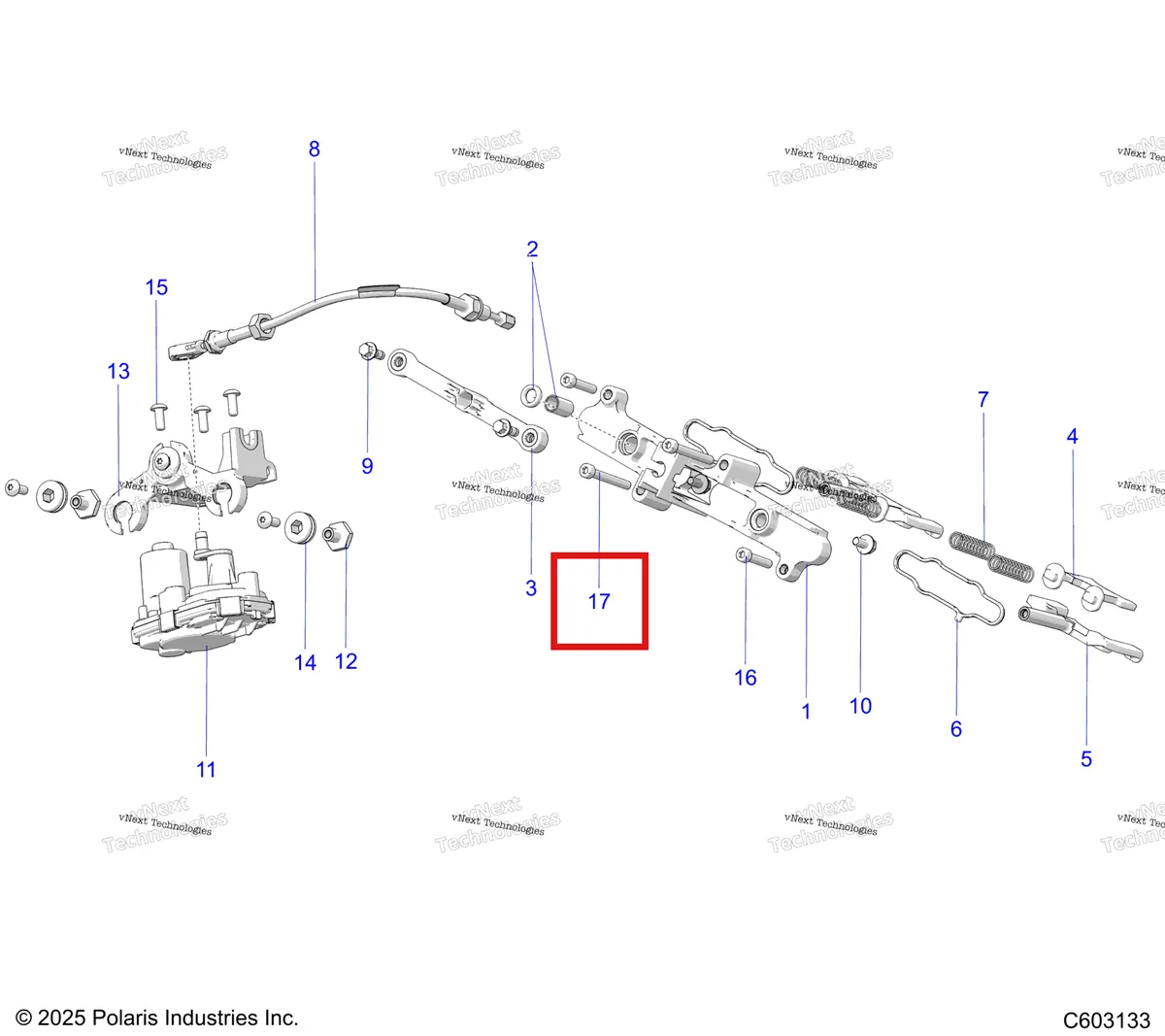 Деталь 7520733 на схеме узла Engine, Exhaust Valve And Actuator S27ajn8rs