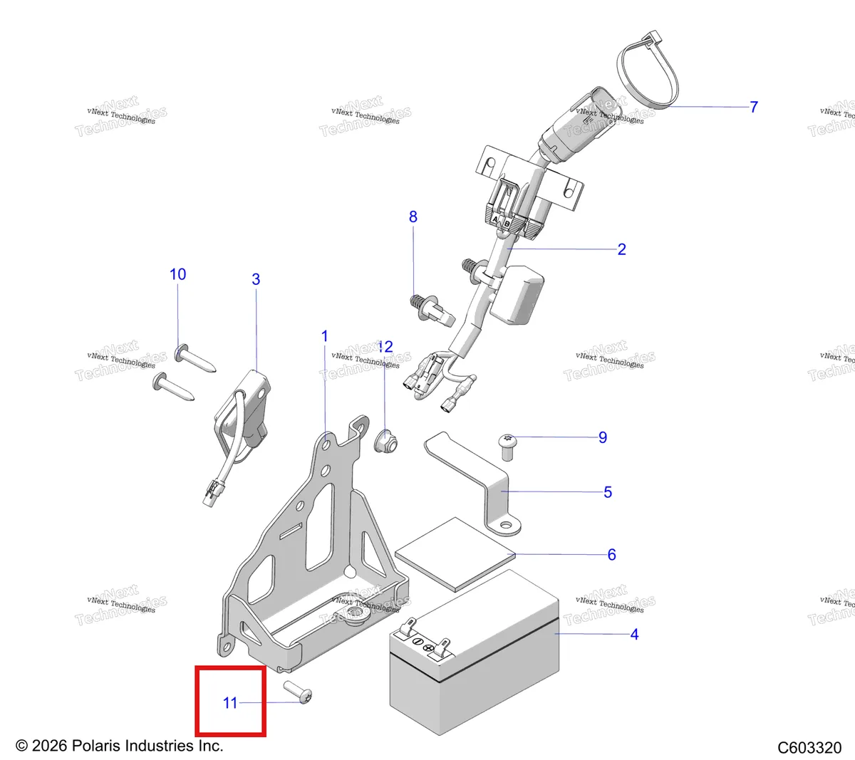 Деталь 7527906 на схеме узла Electrical, Manual Start Power Up S27tfm8m