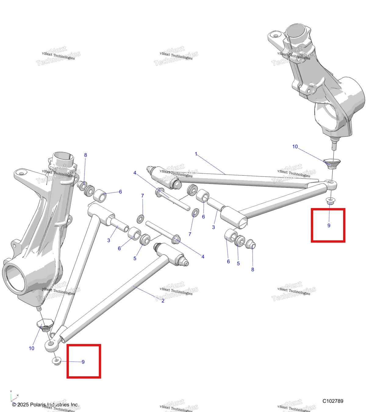 Деталь 7547263 на схеме узла Suspension, Aarm & Strut Mounting