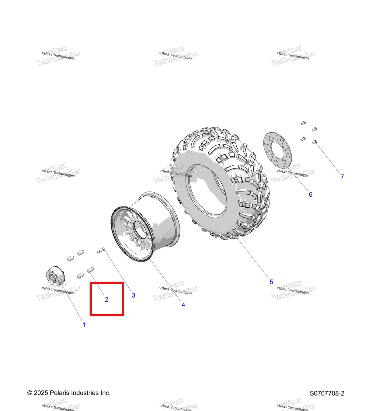 Деталь 7547309 на схеме узла Wheels, Rear R27cca5ac8