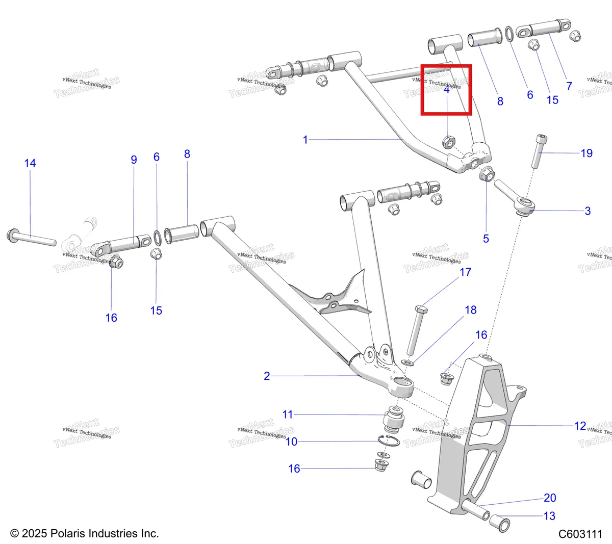 Деталь 7547464 на схеме узла Suspension, Control Arms & Spindle S27tlf6rs